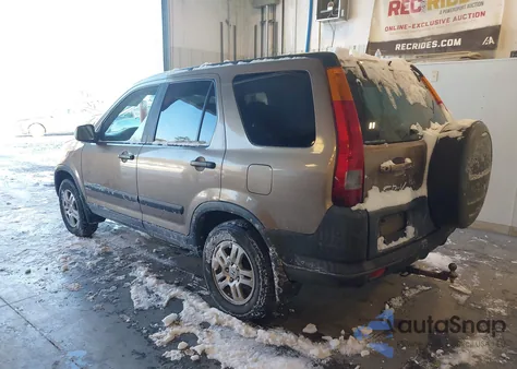 2002 Honda Cr-V Ex из США, поврежденный, VIN SHSRD788X2U002818